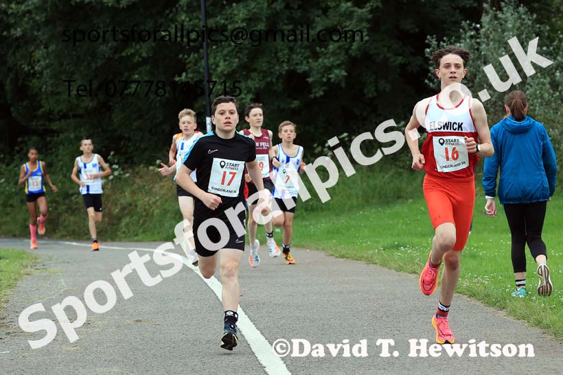Sunderland Harriers 2 mile, 2024 Sunderland Harriers 5k, Silksworth, Sunderland.  Photo: David T. Hewitson/Sports for All Pics
